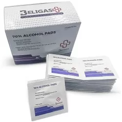 Beligas 70% Alcohol Pads 100 Pads